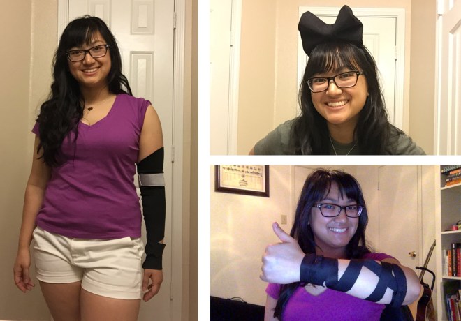 WIP of some minor pieces: Both arm bands and bow! 